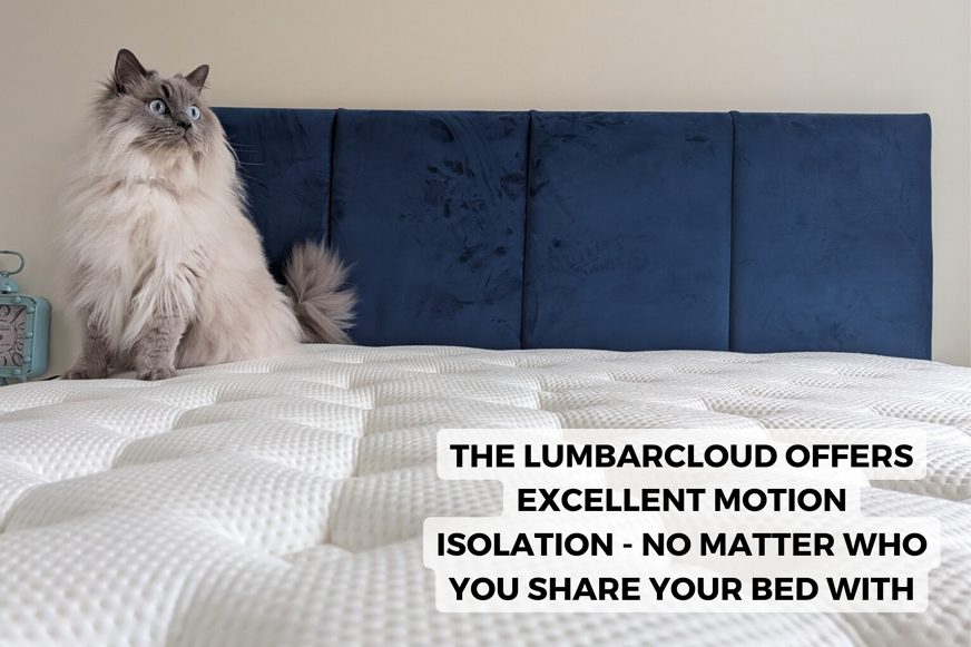 origin lumbarcloud mattress motion isolation